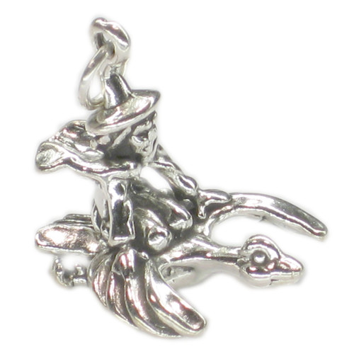 Mother Goose sterling silver charm .925 x 1 Nursery rhyme charms
