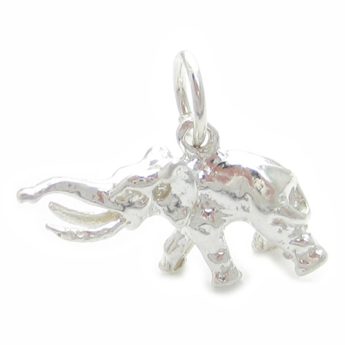 Elephant sterling silver charm .925 Elephants charms F