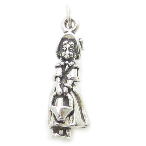Sugar and Spice sterling silver charm .925 Nursery Rhyme charms