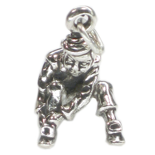 1 2 Buckle My Shoe sterling silver charm .925 x 1 Nursery rhyme charms