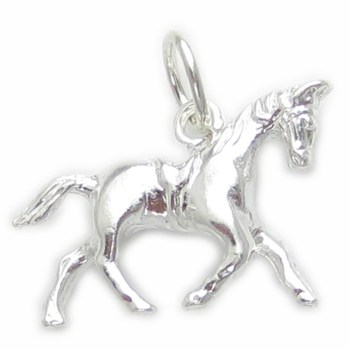 Horse sterling silver charm .925 x 1 Horses charms H1