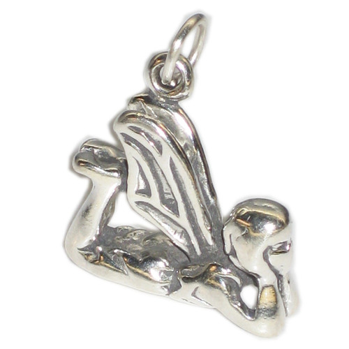 Fairy sterling silver charm - pendant .925 x 1 faires charms pendants