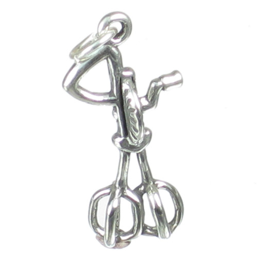 Egg Beater Whisk sterling silver charm .925 x 1 Eggs Beaters Whisks