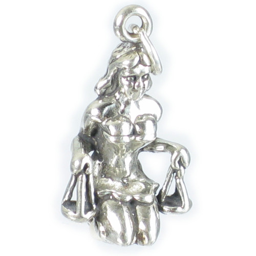 Libra sterling silver charm .925 x 1 Zodiac Zodiacs charms