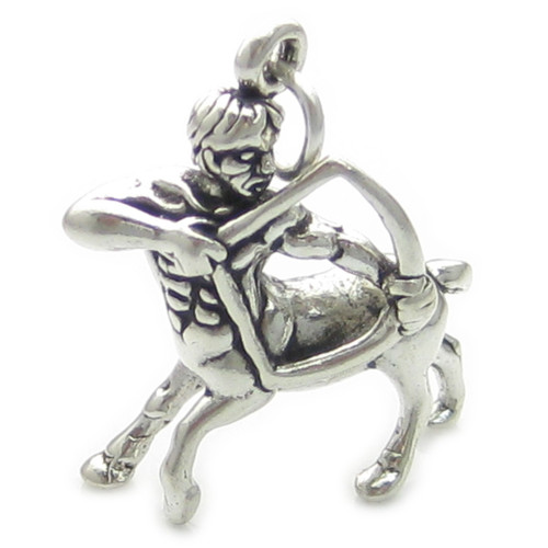 Sagittarius sterling silver charm .925 x 1 Zodiacs charms