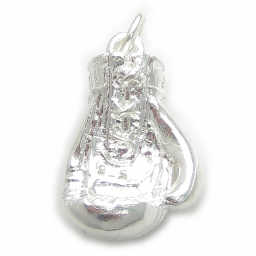 Boxing Glove sterling silver charm pendant .925 x 1 Boxers charms.