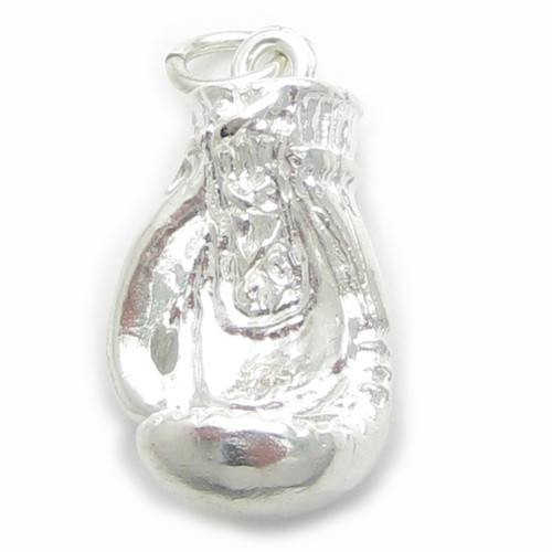 Boxing Glove sterling silver charm pendant .925 x 1 Boxers charms