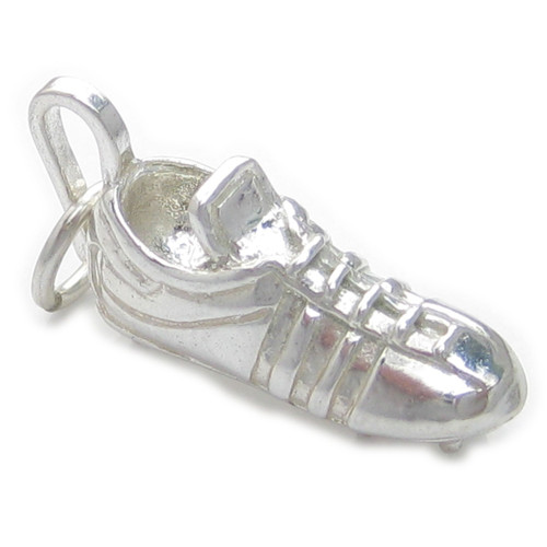Football Boot sterling silver charm .925 x 1 Soccer charms
