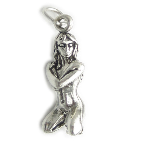 Virgo sterling silver charm .925 x 1 Zodiacs charms