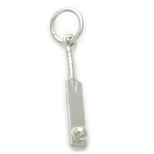 Cricket Bat and Ball sterling silver charm .925 Sport charms