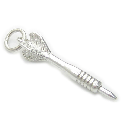 Dart sterling silver charm .925 x 1 Single Darts charms