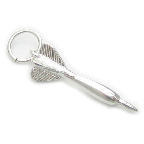 Dart sterling silver charm .925 Single Darts Sports Charms