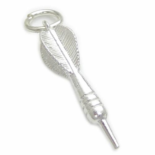 Dart sterling silver charm .925 x 1 Sport Single Darts Charms