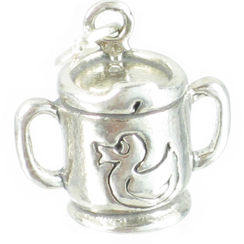 Baby Sipper Cup sterling silver charm .925 x 1 Babys Babies Cups charms