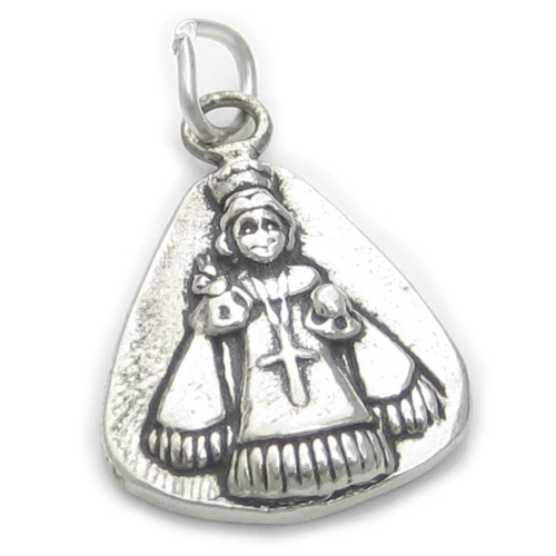 Santo Nino sterling silver charm .925 x 1 Holy Statues charms
