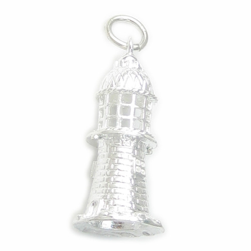 Lighthouse sterling silver charm .925 x 1 Light House Lighthouses charms A1