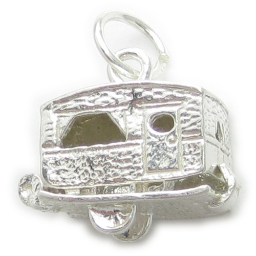 Caravan opening sterling silver charm .925 x 1 Caravan Holidays charms