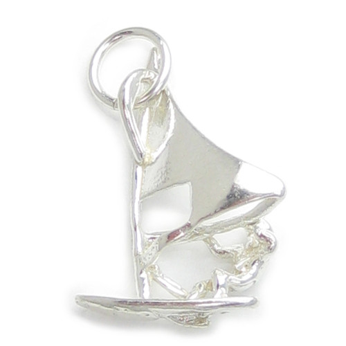 Wind Surfer sterling silver charm .925 x 1 Windsurfing charms