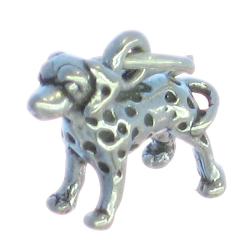 Dalmatian sterlng silver small Dog charm .925 Dalmations Dogs charms