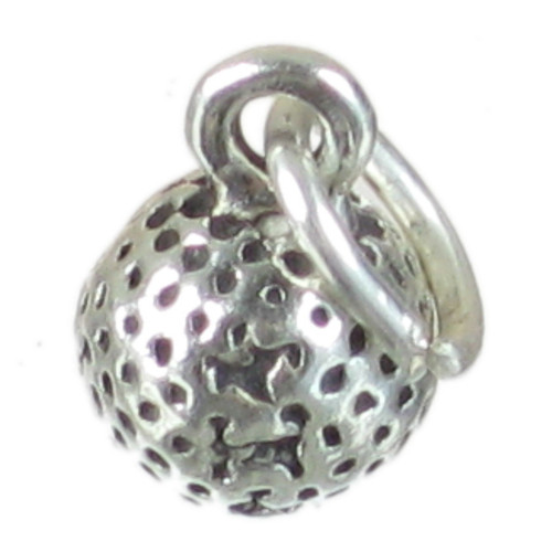Golf Ball small sterling silver charm .925 x 1 Golfer Golfing charms