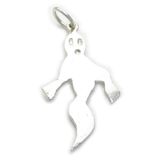 Ghost sterling silver charm .925 Ghosts charms