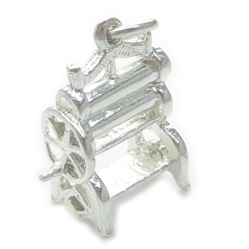 Mangle sterling silver charm .925 Old Style Drier charms