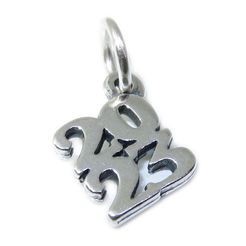 2023 year sterling silver charm .925 x 1 Years Graduation Birthday charms