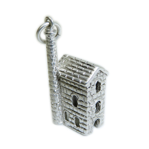 Cornwall Tin Mine sterling silver charm .925 Cornish mines charms A1