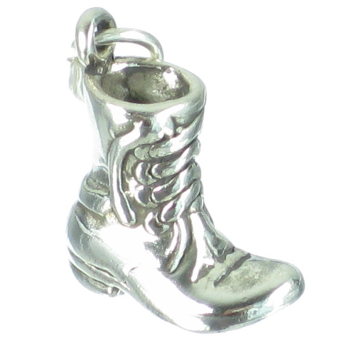 Work Boot sterling silver charm .925 x 1 Works Boots charms