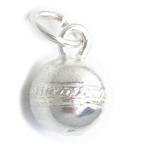 Cricket Ball sterling silver charm .925 x 1 Cricketing charms