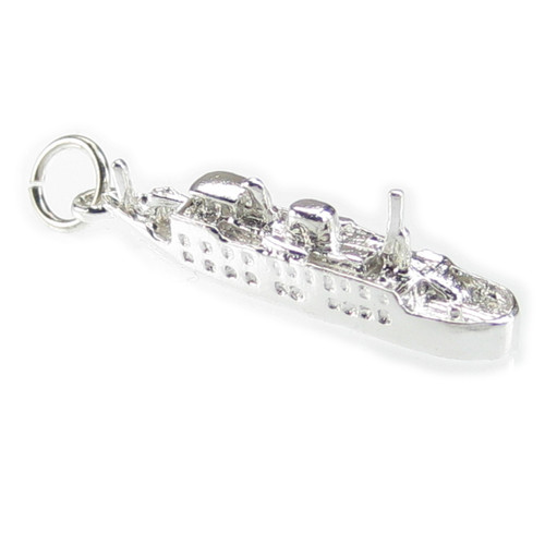 Car Ferry sterling silver charm .925 x 1 Ferries and Holidays charms A1