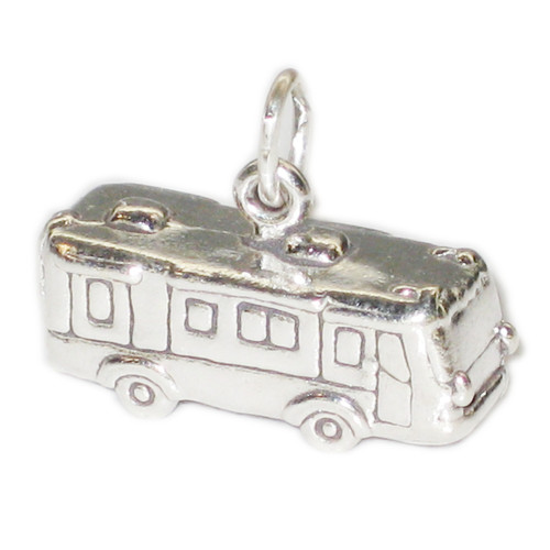 RV Camper motorhome sterling silver charm .925 x 1 Motorhomes charms
