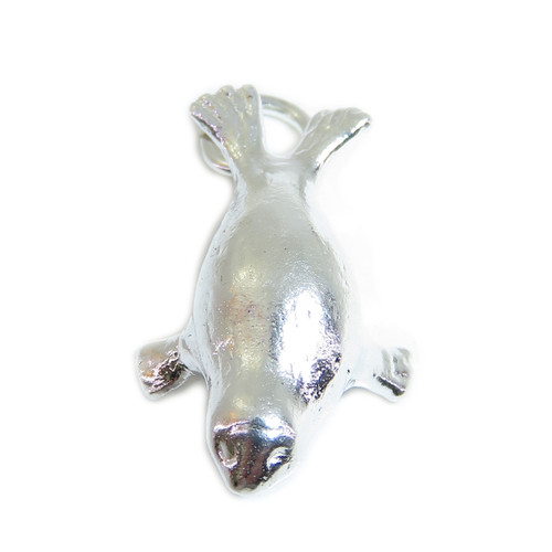 Fat Seal Pup sterling silver charm .925 x 1 Seals charms A