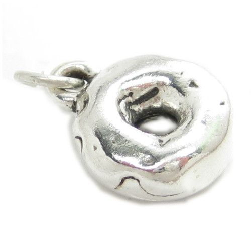 Doughnut Donut sterling silver charm .925 sweet doughnuts charms