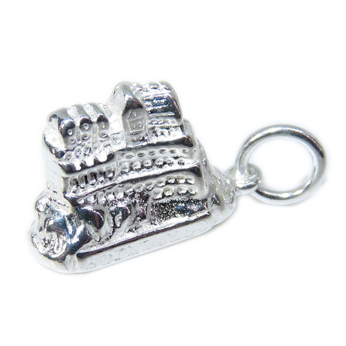 Edinburgh Castle sterling silver charm .925 Scottish Castles charms A1