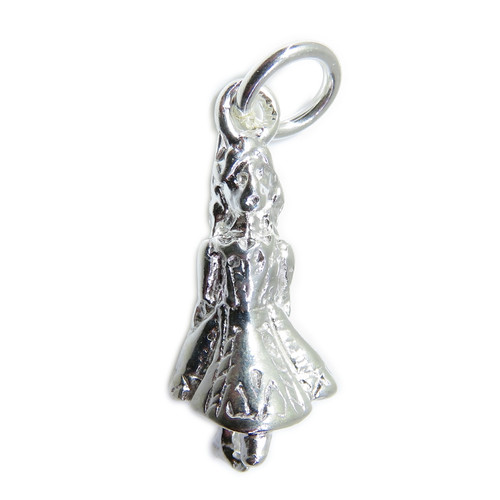Irish Dancer sterling silver charm .925 Ireland Dancing charms F