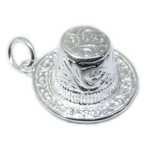 Welsh Hat sterling silver charm .925 x 1 Wales Hats charms C