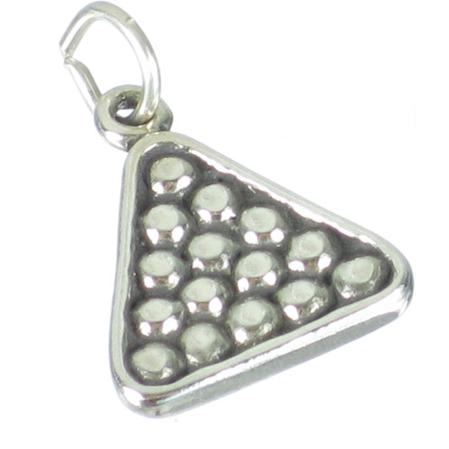 Billiard Balls Racked streling silver charm .925 x 1 Snooker charms