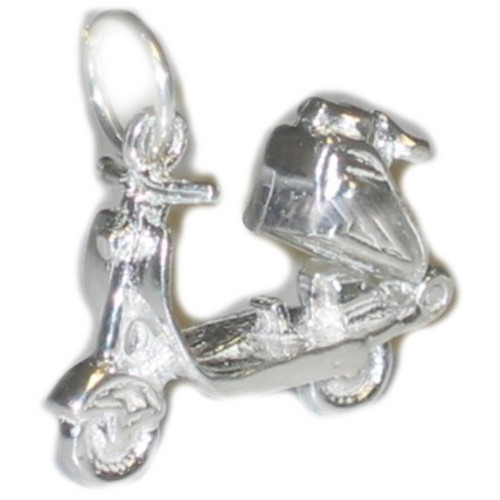 Opening Scooter Moped sterling silver charm .925 x 1 Scooters charms