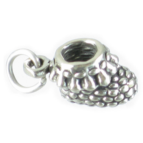 Baby bootie sterling silver charm .925 x 1 Babys Babies booties charms