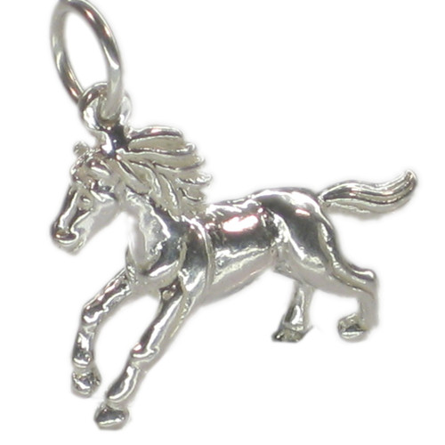 Horse sterling silver charm .925 x 1 Horses charms A1