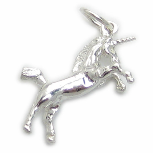 Unicorn sterling silver charm .925 Unicorns charms pendants