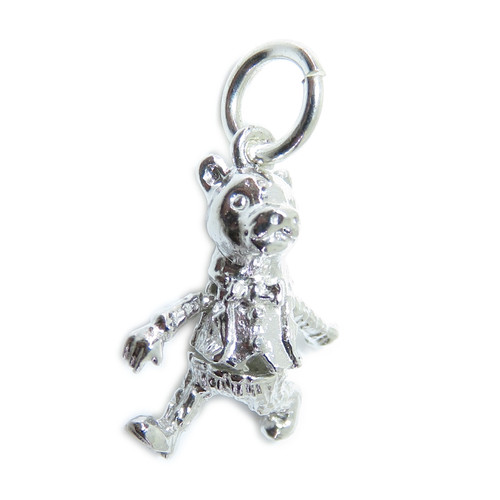 Bear Walking sterling silver charm .925 x 1 Bears Rupert charms