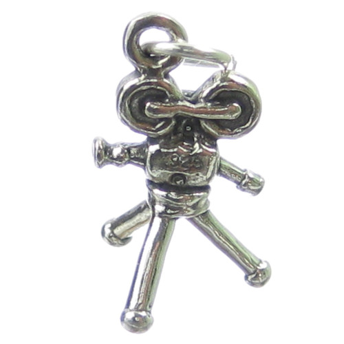 Movie Camera sterling silver charm .925 x 1 Movies Cameras Film charms