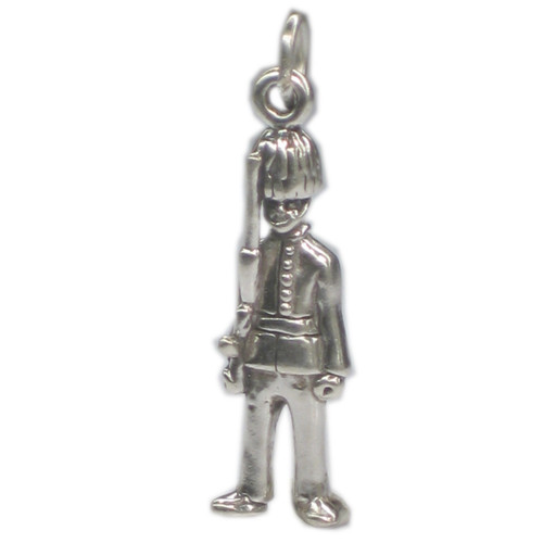 Royal guard sterling silver charm .925 x 1 Guards Queen London England