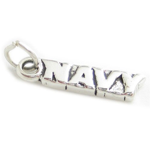Navy sterling silver charm .925 Military Sea charms