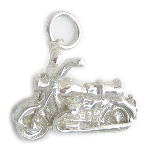 Motorbike sterling silver charm .925 Moterbikes charms