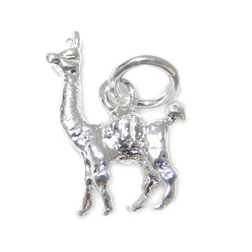Llama sterling silver charm .925 x 1 Lamaz Lamas Lama Llamas charms