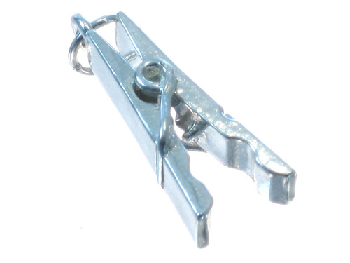 Clothes Peg Opening sterling silver charm .925 Washing pegs charms