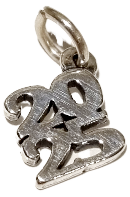 2025 year sterling silver charm .925 x 1 Years Graduation Birthday charms